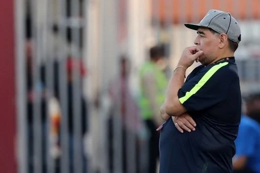 Maradona Maradona stepped down as coach of UAE second division club Al-Fujairah last month. (AFP)