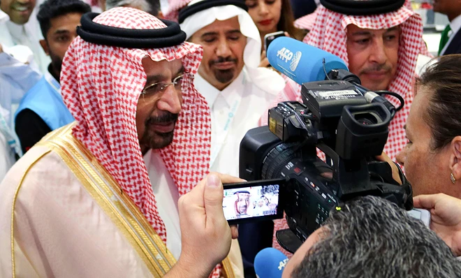 Saudi Minister of Energy, Industrial and Mineral Resources Khalid Al-Falih. (AFP)