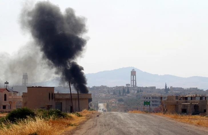 11 pro-regime forces dead in Syria air base blasts: monitor