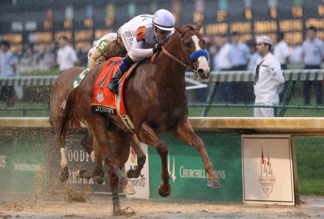 Justify looked very impressive on the way to Kentucky Derby glory.