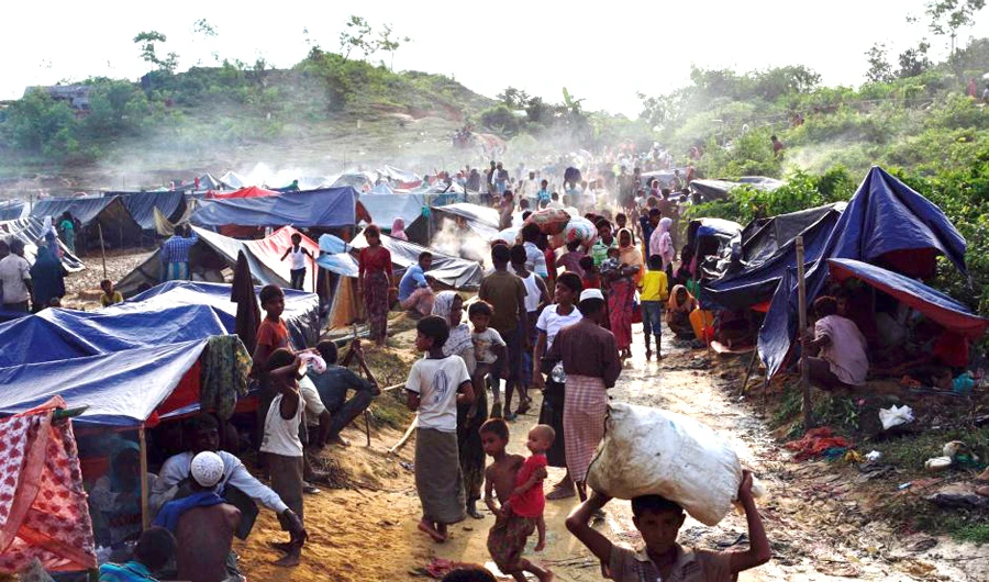 Scarcity of food has deprived Rohingya refugees living in clustered camps to observe Ramadan as they did back home. (Reuters)