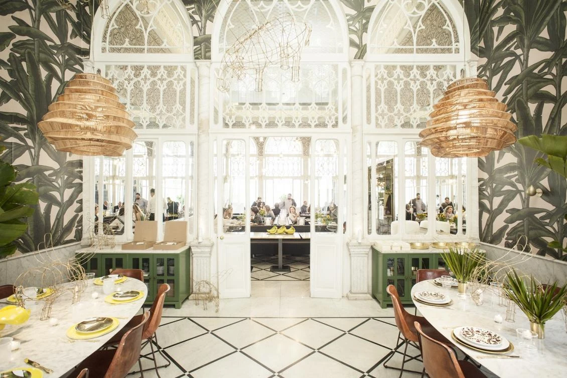 This upscale Lebanese restaurant in Beirut’s Achrafieh district was designed by the self-taught interior designer Maria Ousseimi. (Photo supplied)