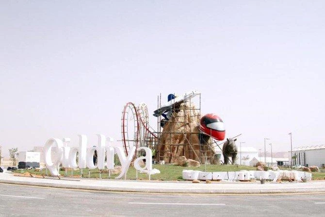 Saudi Arabia’s Qiddiya Project near Riyadh is part of a series of multi-billion dollar projects as the Kingdom seeks to diversify. (SPA)