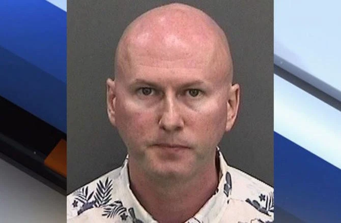 Dubai teacher William Ball was arrested in the US. (The Indy Channel)