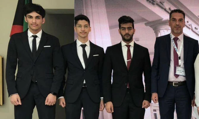 The team that brought laurels for the Alkhobar-based Prince Mohammad bin Fahd University.