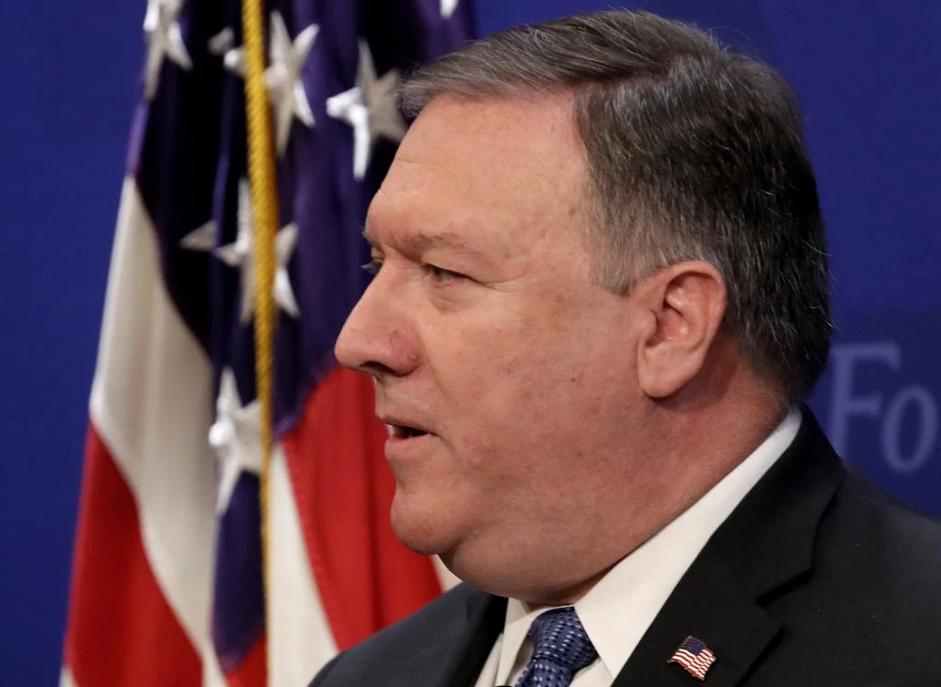 US Secretary of State Mike Pompeo speaks at the Heritage Foundation May 21, 2018 in Washington, DC. Pompeo spoke on the topic of "After the Deal: A New Iran Strategy." (AFP)