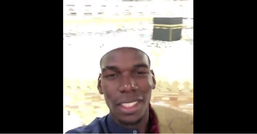 France and Manchester United star Paul Pogba is back in Saudi Arabia to make a pilgrimage to Makkah. (Screenshot: Paul Pogba, Twitter)
