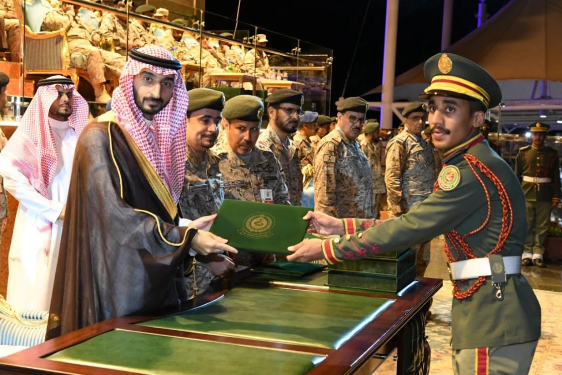 Makkah’s Deputy Gov. Prince Abdullah bin Bandar attends the 15th graduation ceremony of the King Abdullah Air Defense College. (SPA)