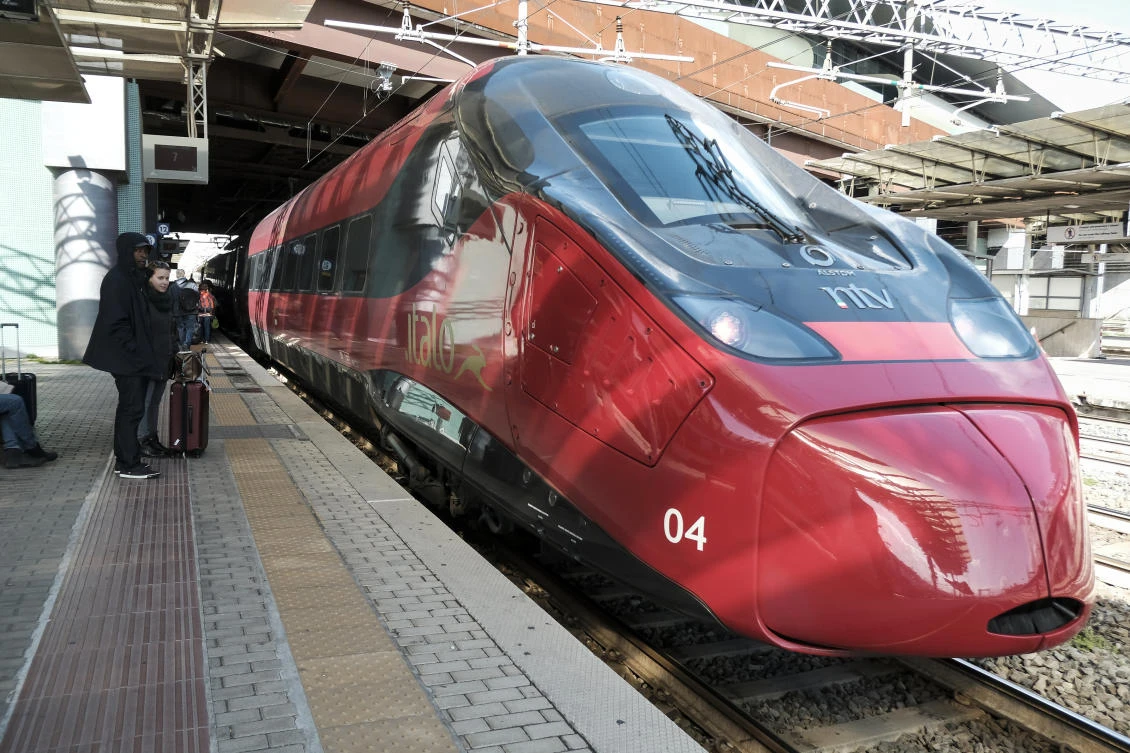 An Italo - NTV train. The country's heavy public debt has raised alarm in the EU, (AFP)