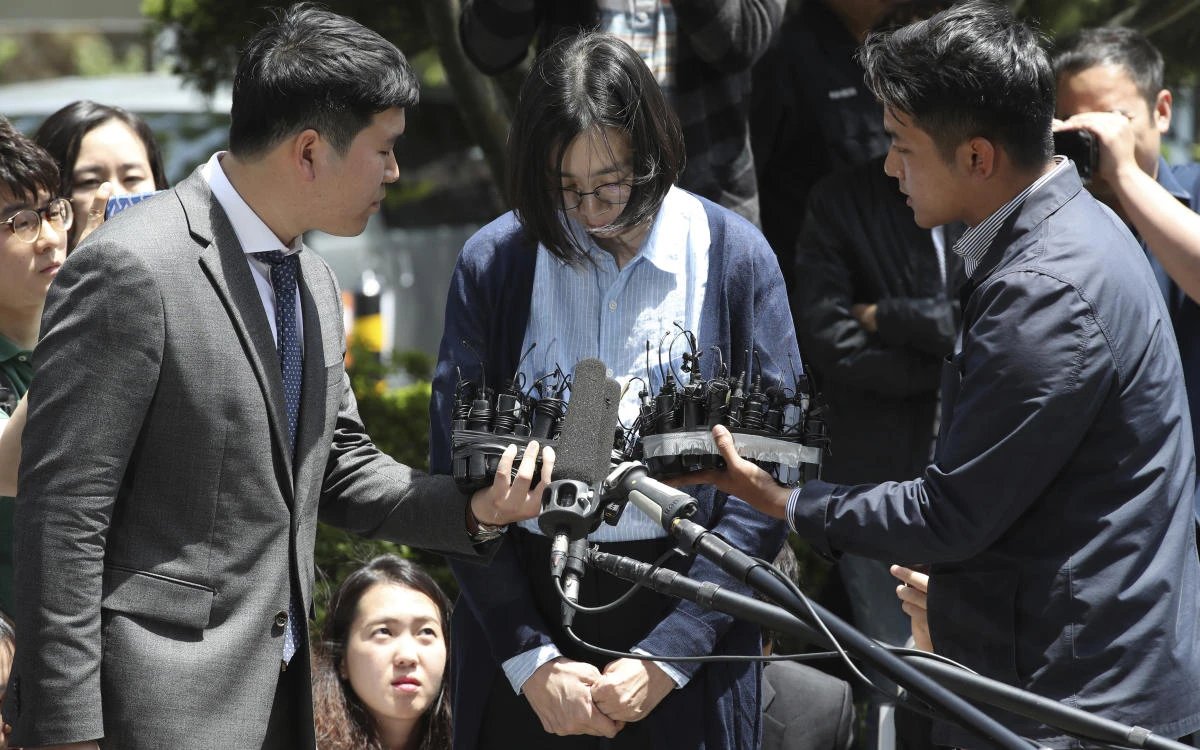 ‘Nut rage’ Korean Air heiress questioned over illegal Filipino maids
