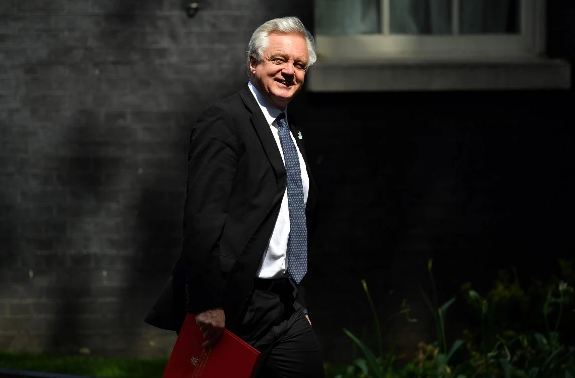 Britain's Secretary of State for Exiting the European Union (Brexit Minister) David Davis. (AFP)