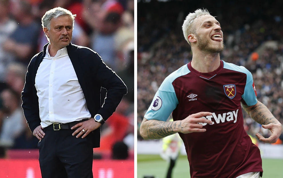 Jose Mourinho would like to bring Marko Arnautovic to Manchester United as he seeks to strengthen the English Premier League club's attack. (AFP)