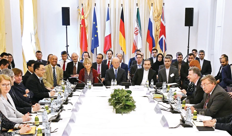 A special meeting of the Joint Commission of parties to the JCPOA (Joint Comprehensive Plan of Action) on Iran’s nuclear deal is in progress in Vienna. (Reuters)