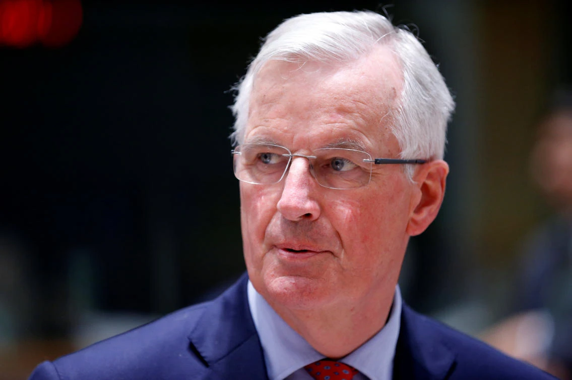 European Union's chief Brexit negotiator Michel Barnier at the EU's General Affairs Council in Brussels. (Reuters)