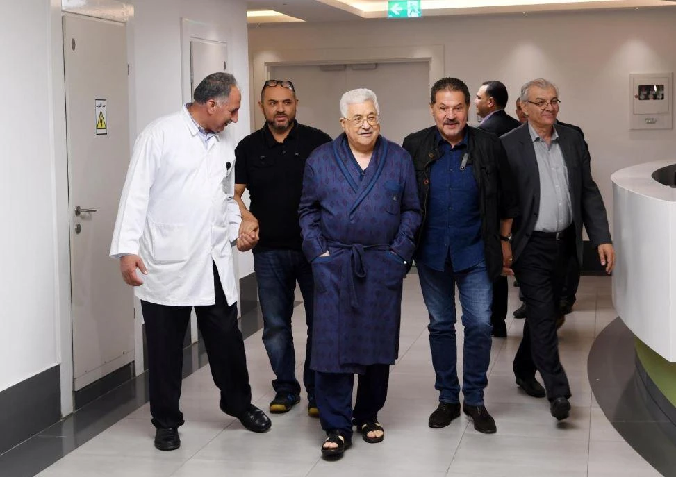 Palestinian president expected to leave hospital Sunday: sources