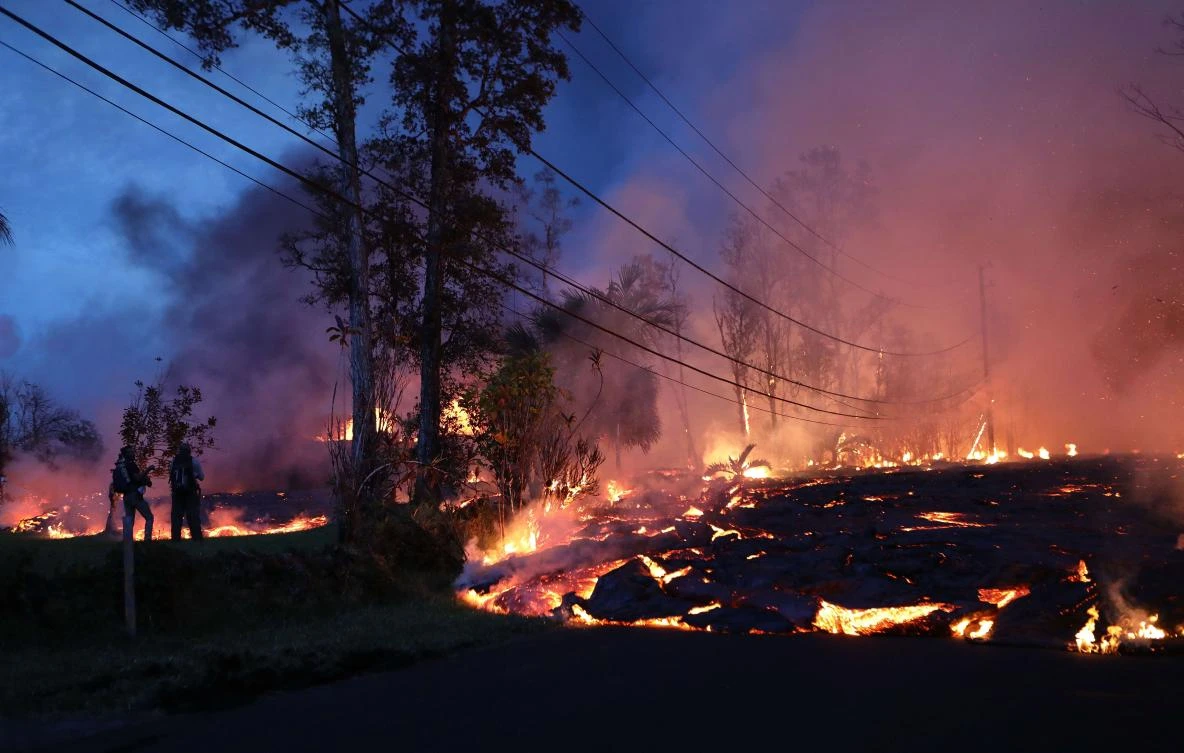Lava covers potentially explosive well at Hawaii geothermal plant