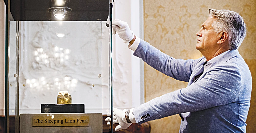 The Sleeping Lion Pearl. (Getty Images)