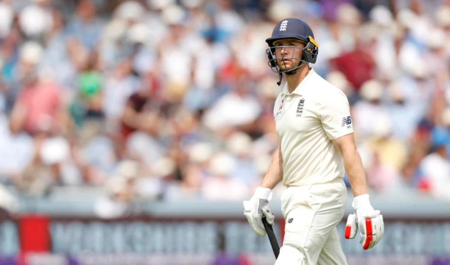 England’s Mark Stoneman walks off after losing his wicket during the first Test match against Pakistan at Lord’s Cricket Ground, London, Britain on May. 26, 2018. (Action Images via Reuters)