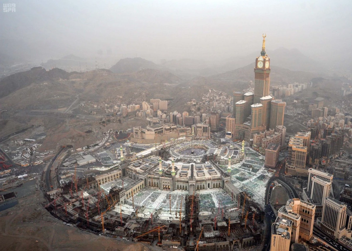 Photo showing a view of the Grand Mosque and Haram in Makkah, May 2018. (SPA)