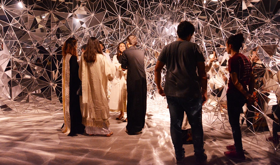 The works allow visitors to indulge in light through several variables and configurations. (AN photo)