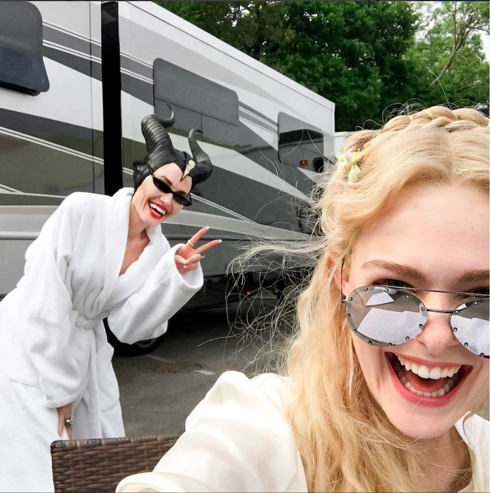 Fanning  and Jolie reunite for Disney’s ‘Maleficent II’