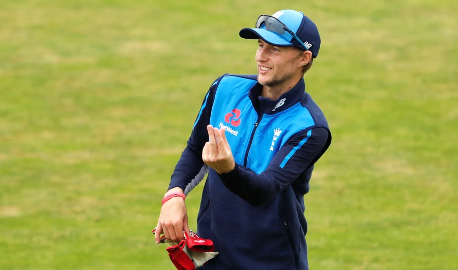 England's Joe Root during the training. (REUTERS)