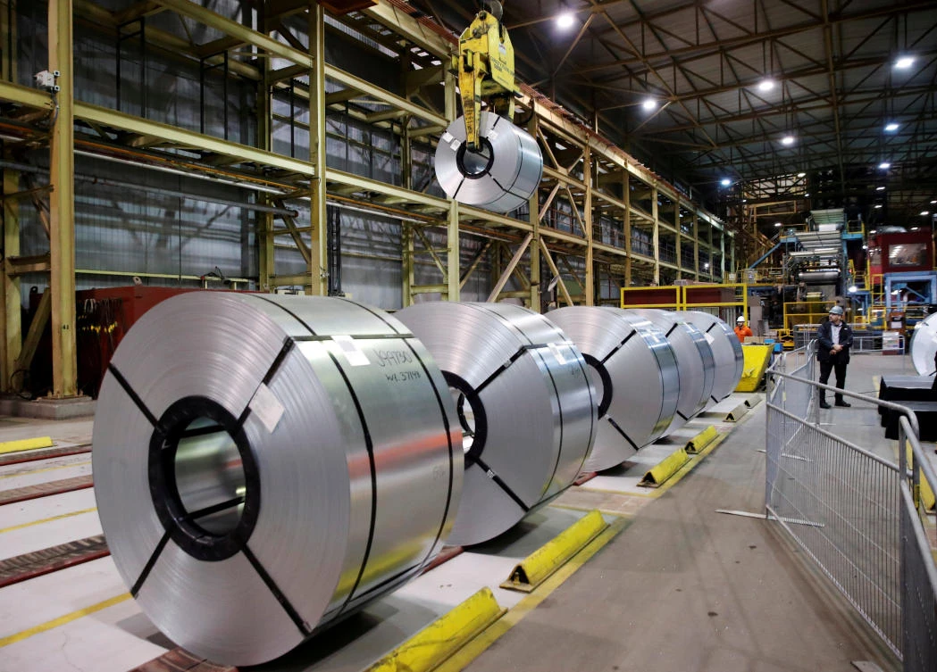 Rolled up steel sits in the ArcelorMittal Dofasco steel plant in Hamilton, Ontario, Canada. The Trump administration announced it will impose tariffs on steel and aluminum imports from Europe, Mexico and Canada. (Reuters)