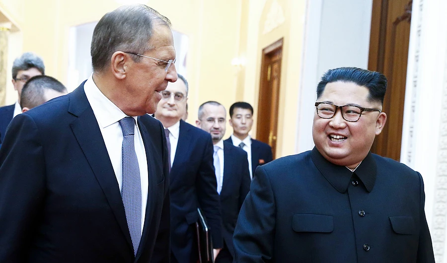 Russian Foreign Minister Sergei Lavrov invited North Korean leader Kim Jong Un to Russia. (AFP)