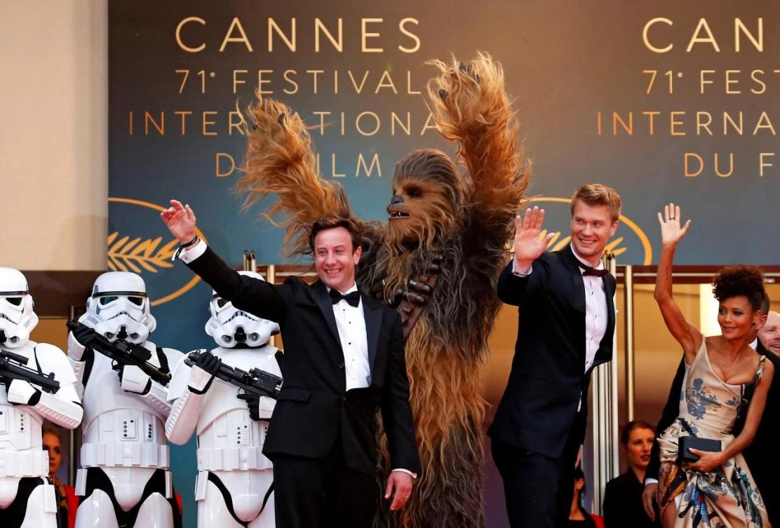 Screening of the film “Solo: A Star Wars Story” at the Cannes Film Festival, France May 15, 2018. (Reuters)