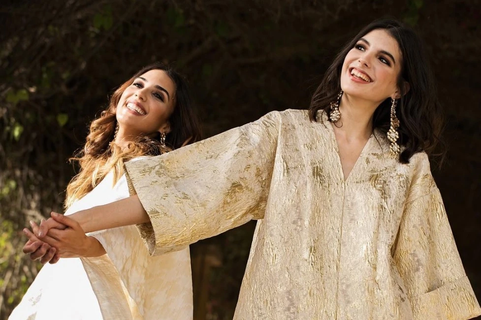 Egyptian designer Maha Abdul Rasheed is a designer able to capture the fashion highlights of a bygone era without retreating into theatrical nostalgia. (Instergram/@bambahboutique)
