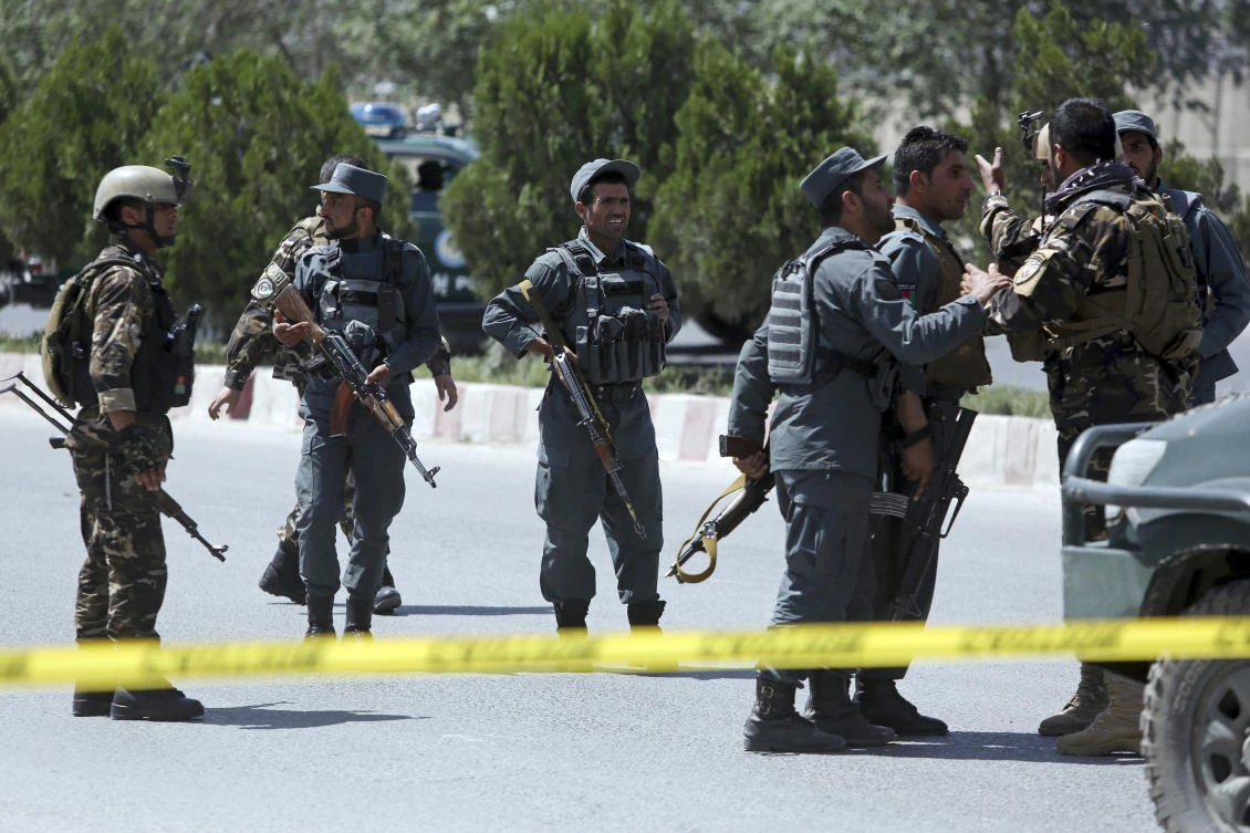 Blast kills two at Afghan voter registration center