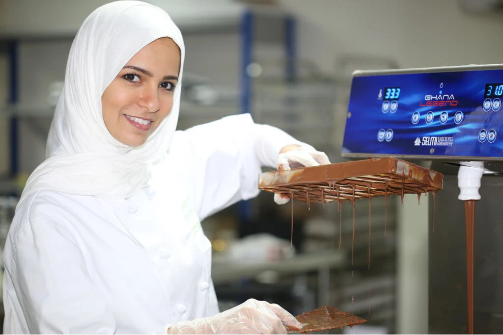 Giving the art of chocolate  a Saudi touch