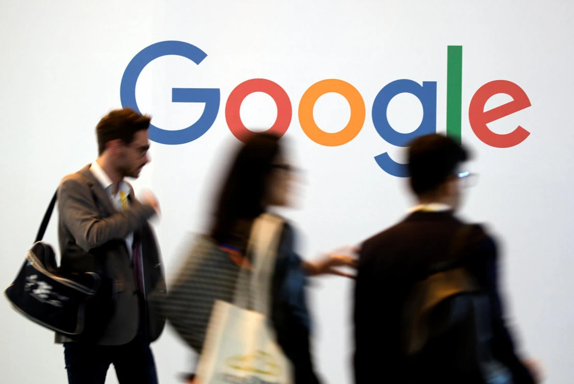 In this file photo, the logo of Google is pictured during the Viva Tech start-up and technology summit in Paris, France, May 25, 2018. (REUTERS/Charles Platiau)