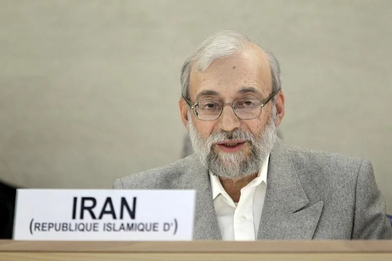 Mohammad Javad Larijani, secretary of Iran’s High Council for Human Rights and adviser to the chief of the judiciary on international affairs, the (UN) European headquarters, Geneva, October 31, 2014. (Reuters)