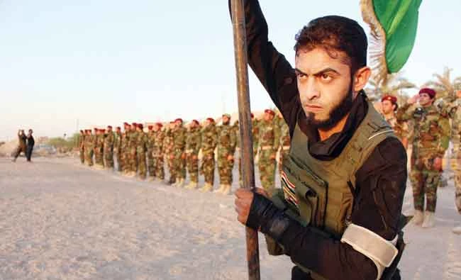 Members of the Mehdi Army take part in training in the southern Iraqi city of Basra. AFP/file
