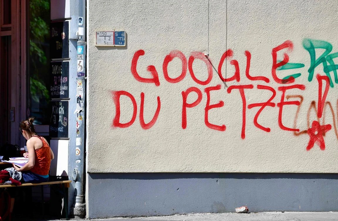 Berlin’s punk-rock district charges into battle against Google