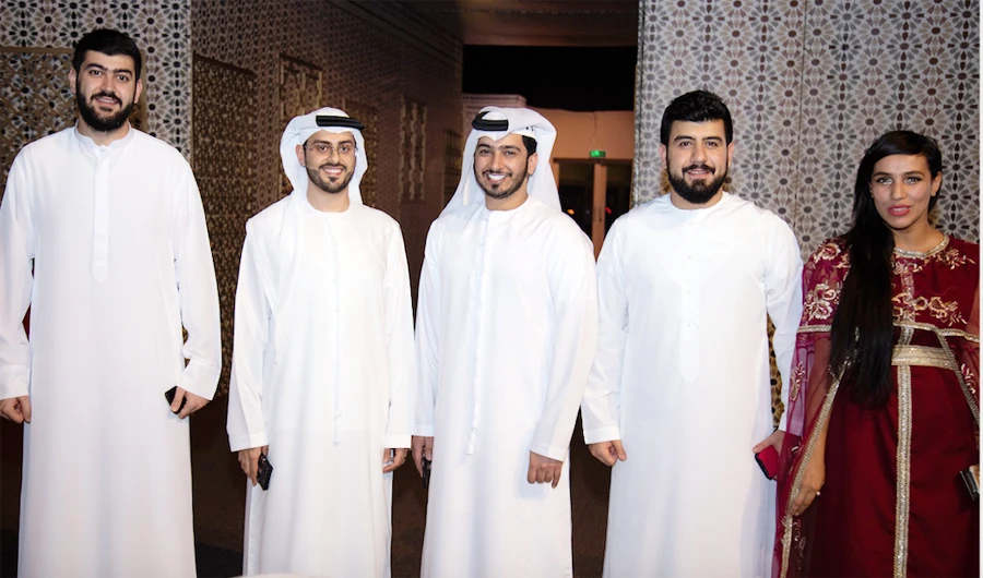 Mohamed Iqbal Yousuf, deputy president and head of marketing of Al-Yousuf Group, along with guests.