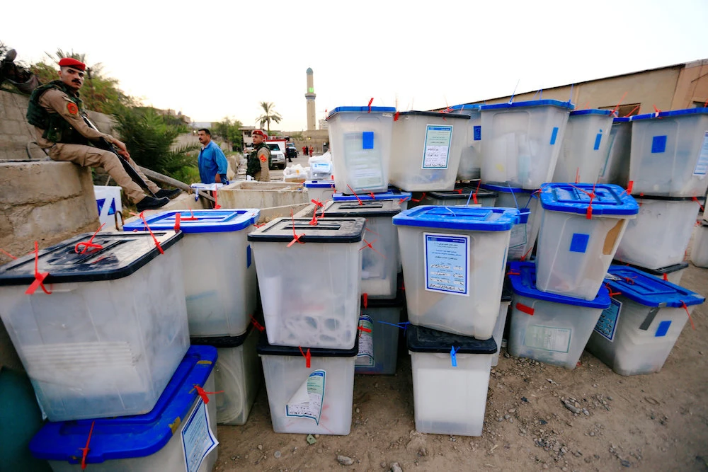 Iraqi court orders arrest of ballot box storage site fire suspects
