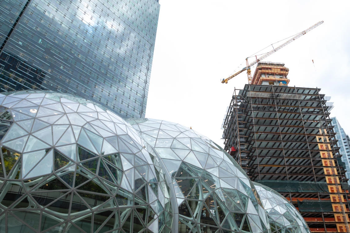 Amazon's Seattle headquarters. (Shutterstock)