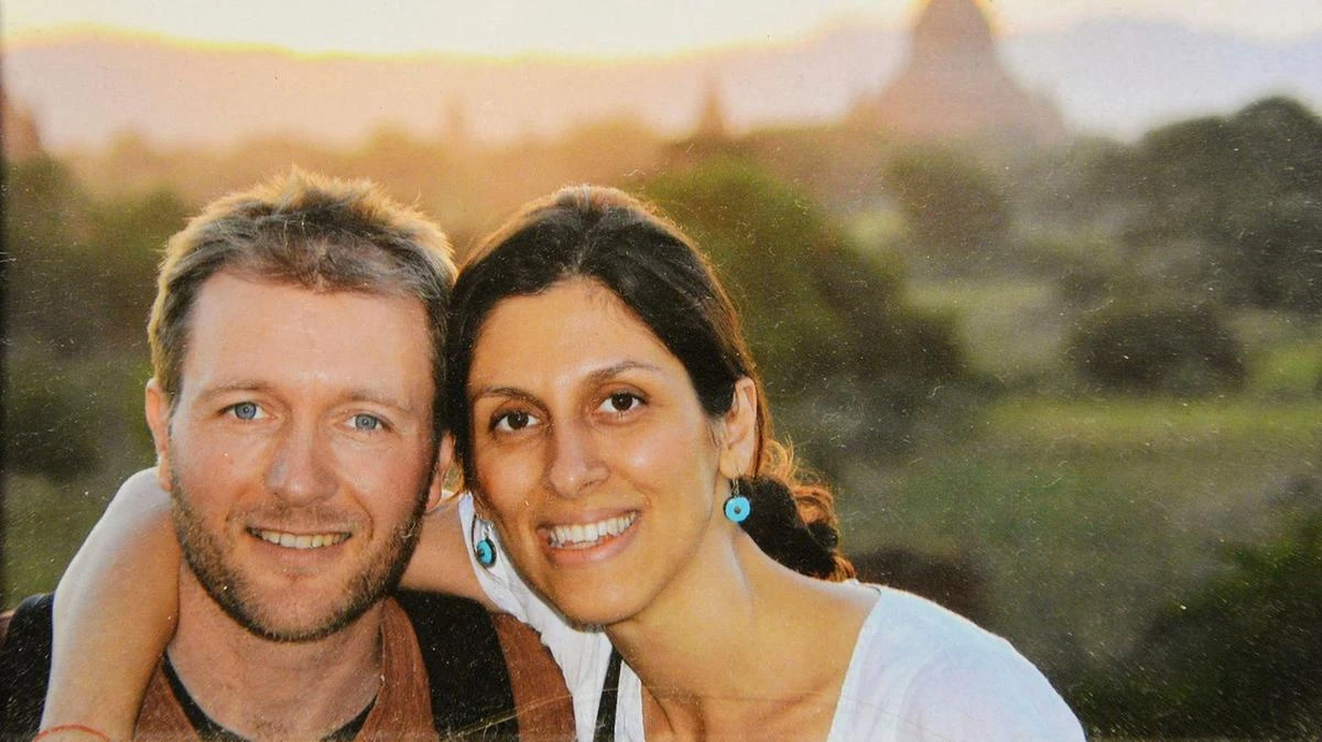 Nazanin Zaghari-Ratcliffe, pictured with her husband Richard, has been in jail for 800 days, having been sentenced to five years after she was accused of spying and plotting to overthrow the Iranian government. (AP Photo)