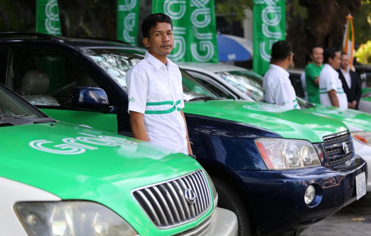Ride-share company Grab operates across Asia and has agreed earlier this year to acquire Uber’s Southeast Asian business. (AFP)