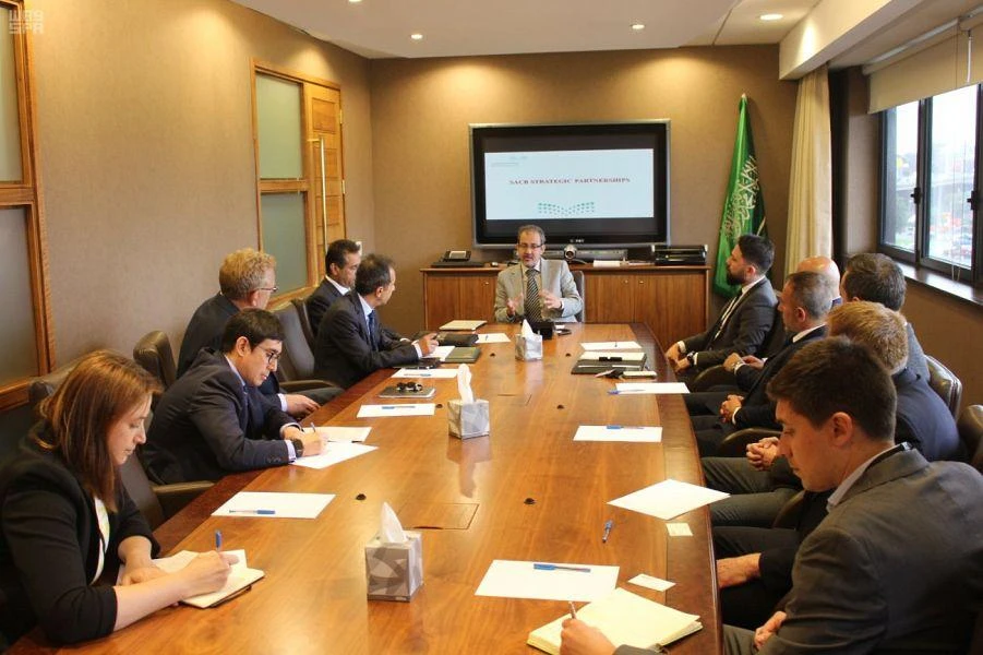 Saudi cultural attache in London meets British education companies