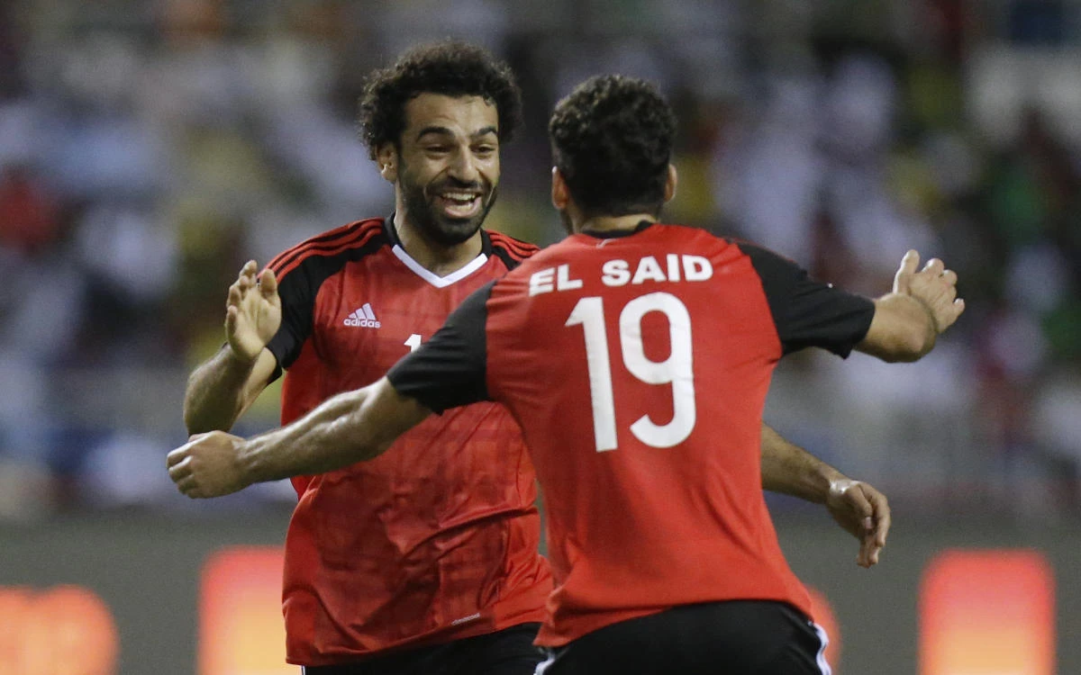 Mohamed Salah will start from the bench against Uruguay. (AFP)