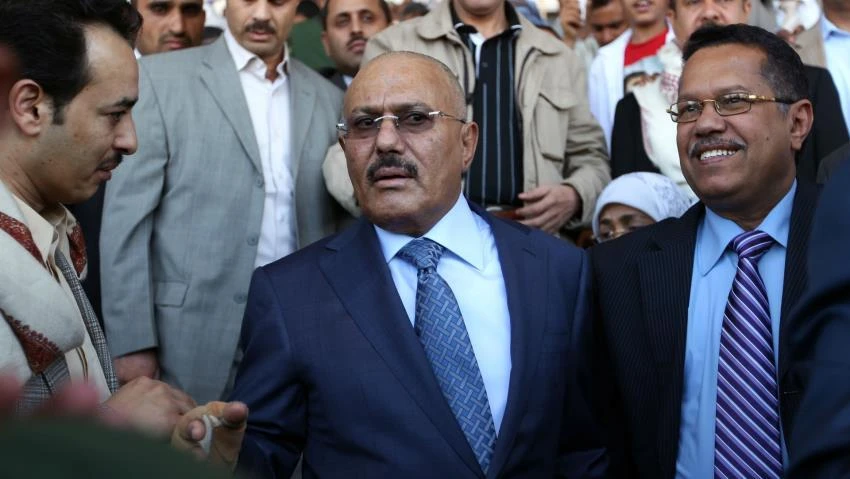 File photo showing Yemen's former president Ali Abdullah Saleh. (AFP)