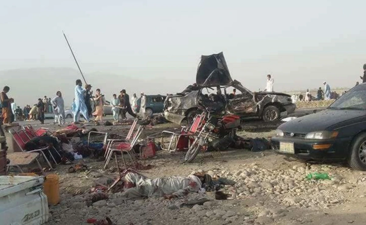 At least 11 died in a blast hit, Saturday afternoon, a gathering of Taliban and Afghan security officials, meeting to celebrate Eid, in the eastern city of Nangarhar. (Photo social media)