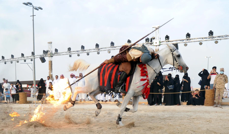 There are more than 30 facilities equipped to host the shows and events at the festival. (File/AFP)