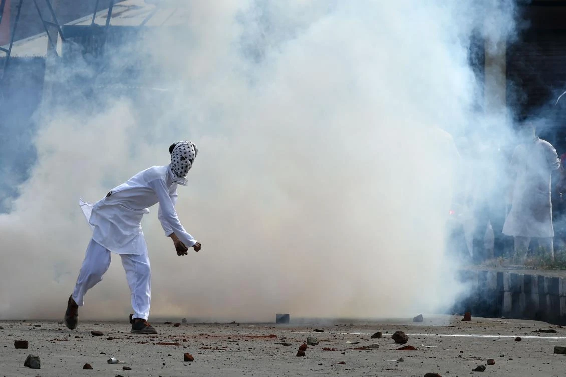 File photo of clashes in the Kashmir province in India, where forces are battling militants. (AFP)