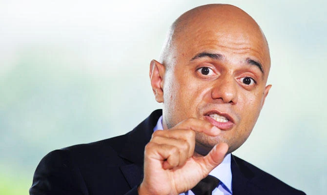 Sajid Javid. (REUTERS)