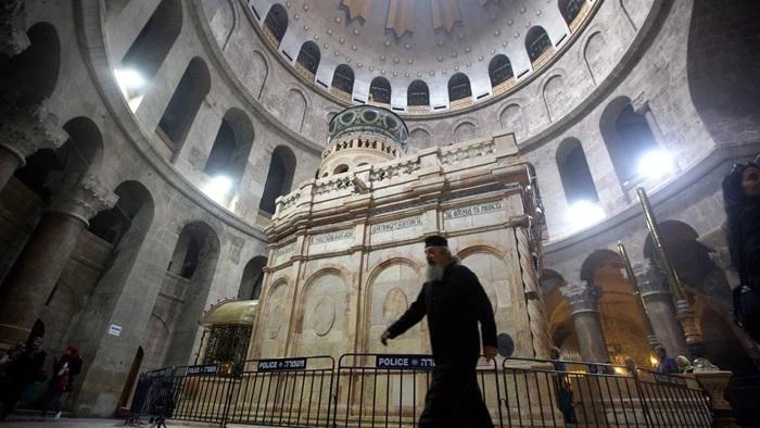 In February, church leaders closed the Church of the Holy Sepulchre, following which Israeli authorities froze both proposed tax measures and expropriation legislation and committed to a dialogue with Christians over the issues. (Getty Images)