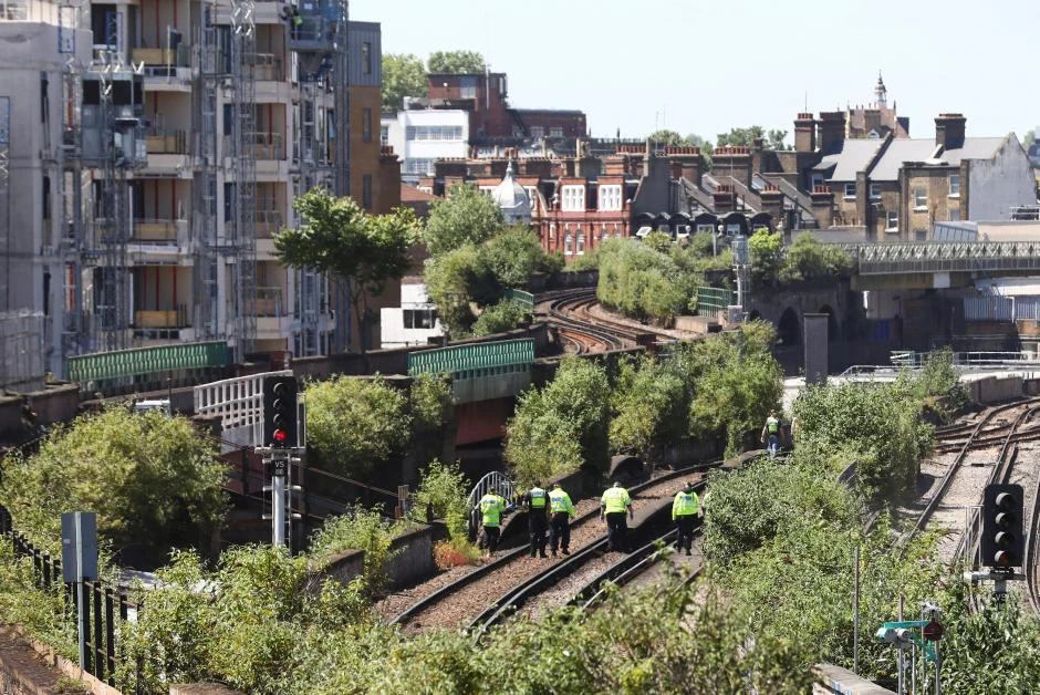 Three people killed after being hit by a train in south London